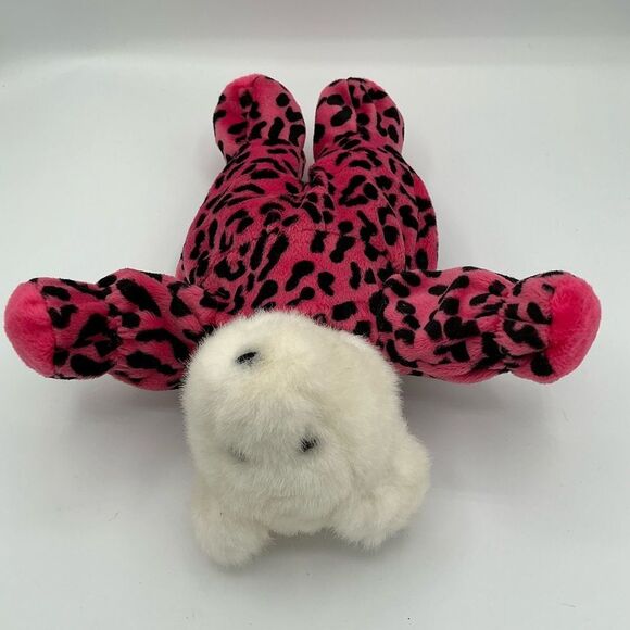 Zardi Pink and Black Leopard Print Plush Bear - Picture 2 of 6